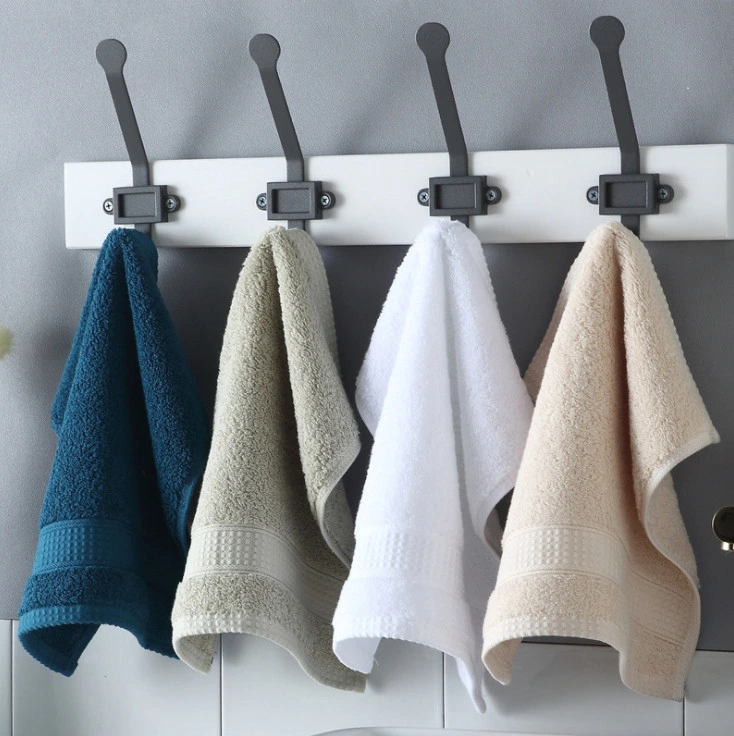 Luxury Small MOQ Custom Soft 100% Organic Cotton Cleaning Face Towel Hand