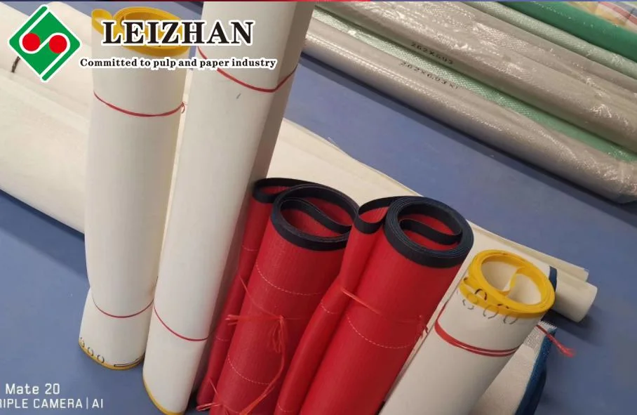 Used for Mask Melt Blown Cloth Production Line Red Polyester Mesh Belt
