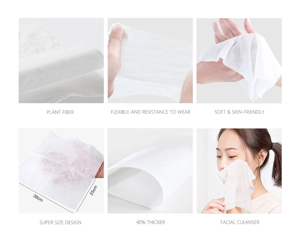 Disposable Cotton Face Towel in Portable Packing