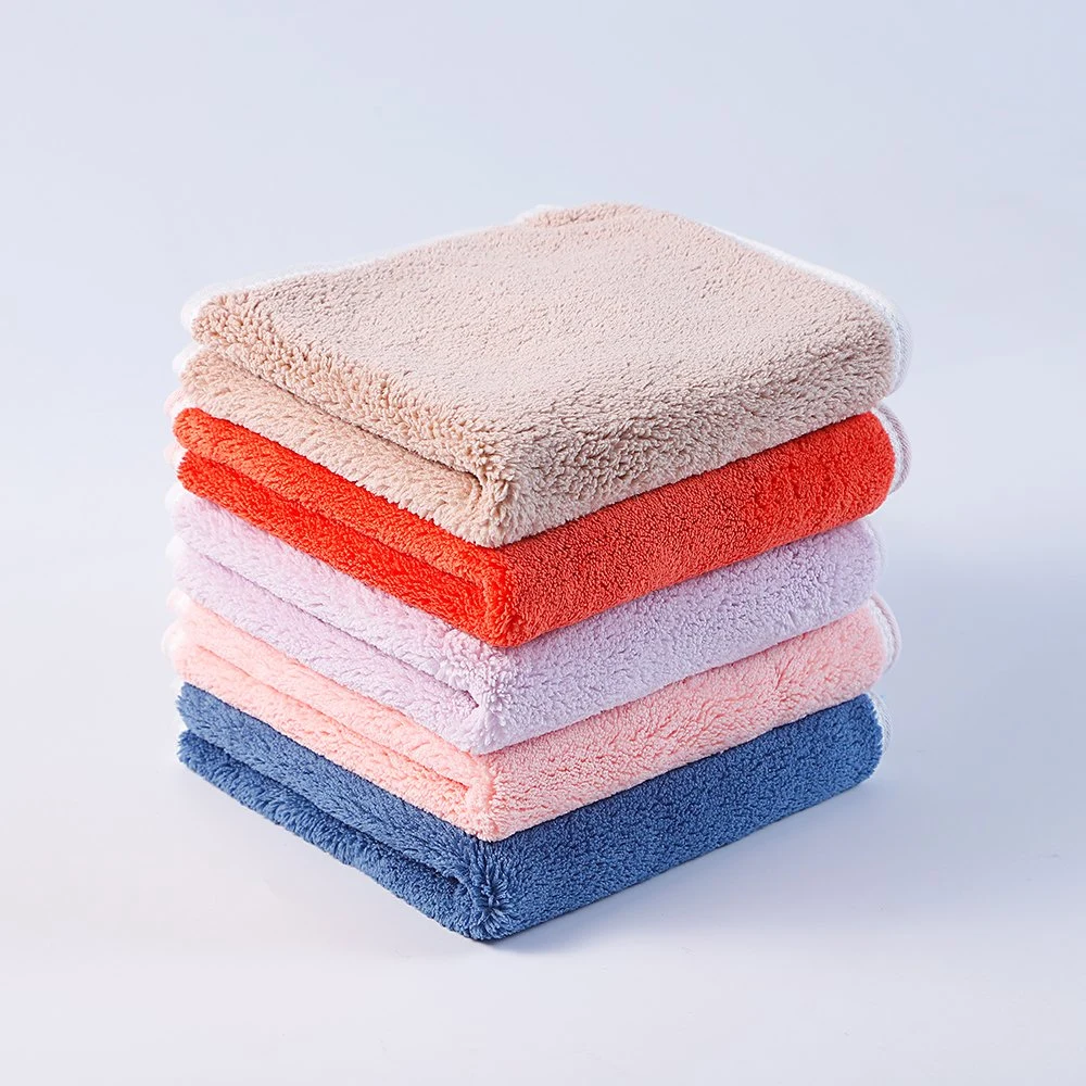 Quick Dry Soft Absorbent Microfiber SPA Coral Fleece Bath Towel