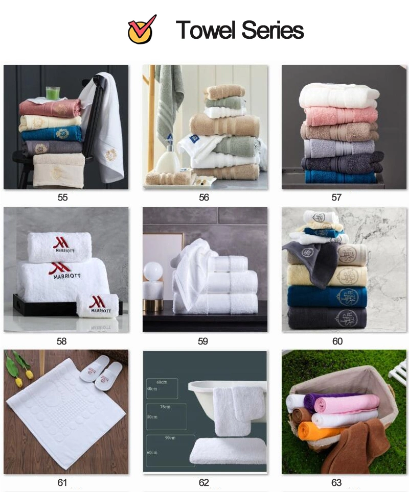 Hotelier Hot Selling Gift Hotel Towel Set 100% Organic Cotton Hand Hotel Towel High Quality Private Logo Big Wash Towels White