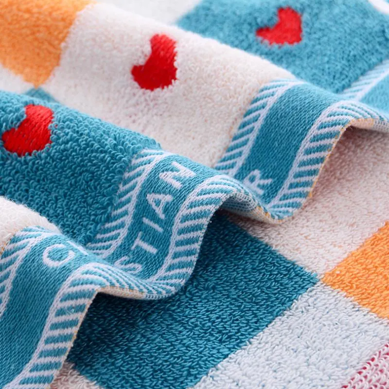 High Quality Colourful Soft Face Towels 100 Cotton with Customized Logo