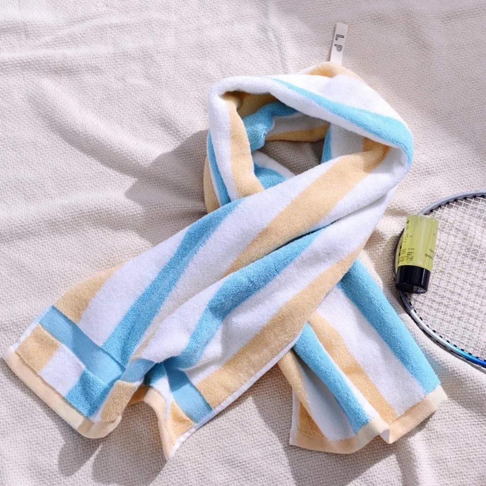 Face Hand Hair Bath Towel Plaid Stripe Cotton Soft Ci20758