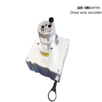 Adk Draw Wire Absolute Encoder Canopen Ssi High Cost Performance Position Encoder Replace Baumber