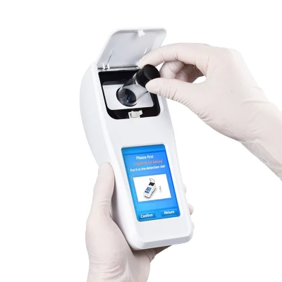Portable Multi-Parameter Water Quality Analyzer Fish, Shrimp and Crab Aquaculture Fish Pond Phosphate Dissolved Oxygen Meter Residual Chlorine Meter 11 Paramete