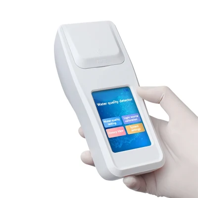 Portable Multi-Parameter Water Quality Analyzer Fish, Shrimp and Crab Aquaculture Fish Pond Phosphate Dissolved Oxygen Meter Residual Chlorine Meter 11 Paramete
