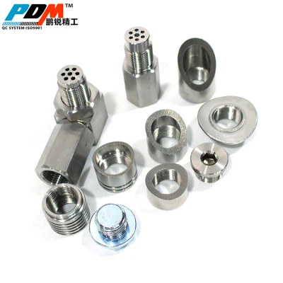 Auto Exhaust Pipe O2 Oxygen Sensor Spacer Engine Light Cel Check Bung Mini Catalytic Converter Generic