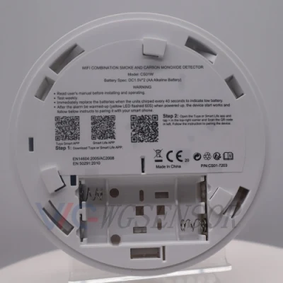Household Gas Detector Household Smart Smoke Detectors WiFi Smoke Detector