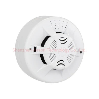 CE Approved Optical Smoke and Heat Sensor Detector Battery Type