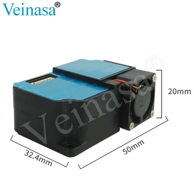 Veinasa-D3 Dust Sensor Pm2.5 Pm10 Environmental Air Quality Monitor Plantower Optical Dust Sensor Particle Counter