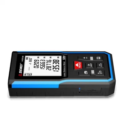 Laser Range Finder 50m Portable USB Charger High Precision Measurement Laser Rangefinder