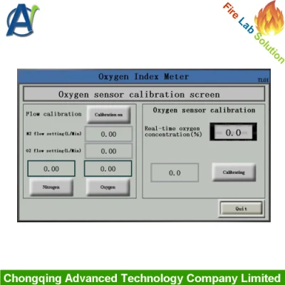 ASTM D2863 High Temperature Oxygen Index Test Equipment