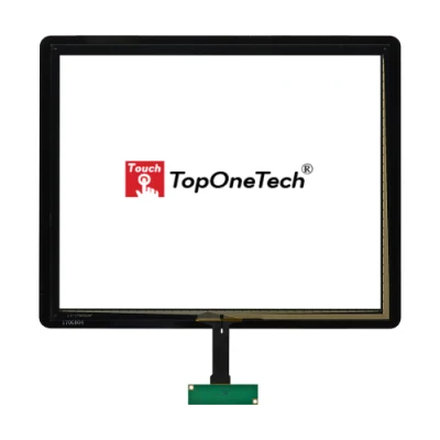 17 Inch Pcap Capacitive Multiple 10 Point 4: 3 USB Touch Screen Film Sensor with Easy to Clean Toughened Glass I2c USB Interface for Air Optical Bonding TFT LCD