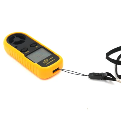Backlight Display Digital Anemometer Mini LCD Wind Speed Air Velocity Temperature Tester