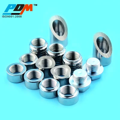 Auto Exhaust Pipe O2 Oxygen Sensor Spacer Engine Light Cel Check Bung Mini Catalytic Converter Generic