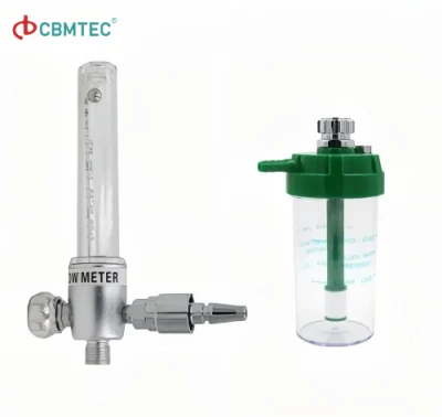 Double /Twin Low Price on Sale Medical Oxygen Flow Meter with CE