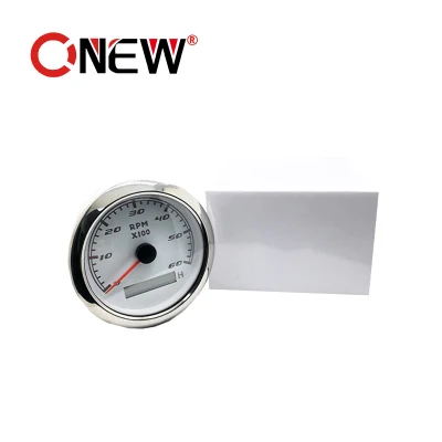 6K Rpm 85mm Marine Tachometer Gauge Hour Meter Boat Tachometer Backlight