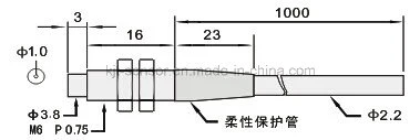 M6 Long Distance Amplifier Through Beam Head Optical Probe