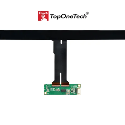 Custom OEM ODM 19 Inch Pcap Capacitive Multiple 10 Point USB Touch Screen Sensor with Thin Bezel Shaped Toughened Glass for Optical Bonded Industrial LCD Module