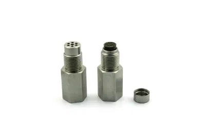 Straight O2 Weld Oxygen Sensor Bung Adapter Cel Aliminator with Mini Catalytic Converter