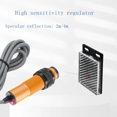 M18 Long-Distance Diffuse Reflection Photoelectric Switch Sensor PNP NPN Optical Sensor