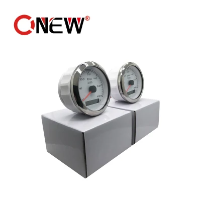 6K Rpm 85mm Marine Tachometer Gauge Hour Meter Boat Tachometer Backlight