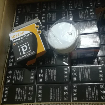 10yr Sealed Battery Life Optical Sensor Smoke and Fire Detector with Ce Approved