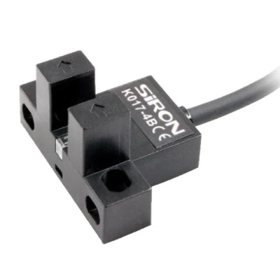 Siron Y Shape 4 Wire Red LED PC Material Slot Type Photoelectric Sensor for Packaging Machinery Position Detection, Outlet Type