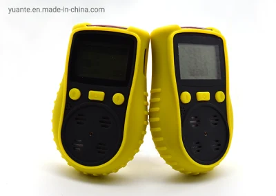 Portable Multi Gas Detector 4 Gas Analyzer Monitor with Micro Clip (H2S O2 CO LEL(Ex)) 4 Compound Gas Detector
