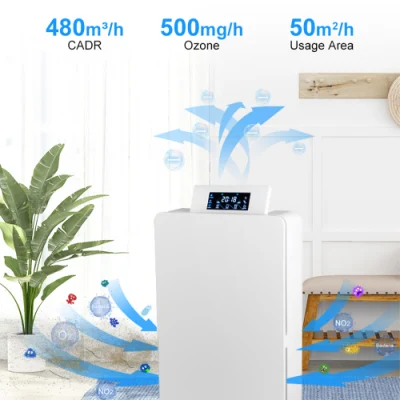 Business Home and Office Air Purifier Ozone Air Ionizer with HEPA UVC