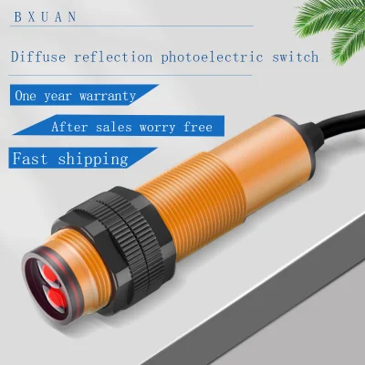 Bxuan Insulation and Dust Prevention PNP Nc Diffuse Reflection Photoelectric Switch Sensor