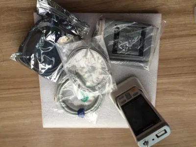 100% New Smallest and Exquisite Handheld 3.5inches Portable Vital Sign Monitor Patient Monitor with SpO2, Temp, NIBP 3 Parameters