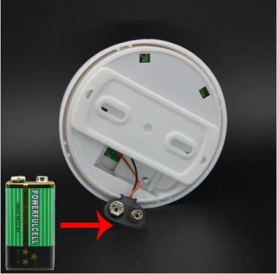 Smoke Alarm Fire Detector with Optical Photoelectric Sensor