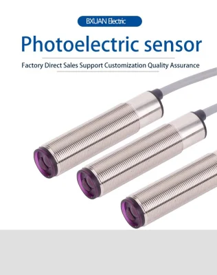 M18 Long-Distance Diffuse Reflection Photoelectric Switch Sensor PNP NPN Optical Sensor