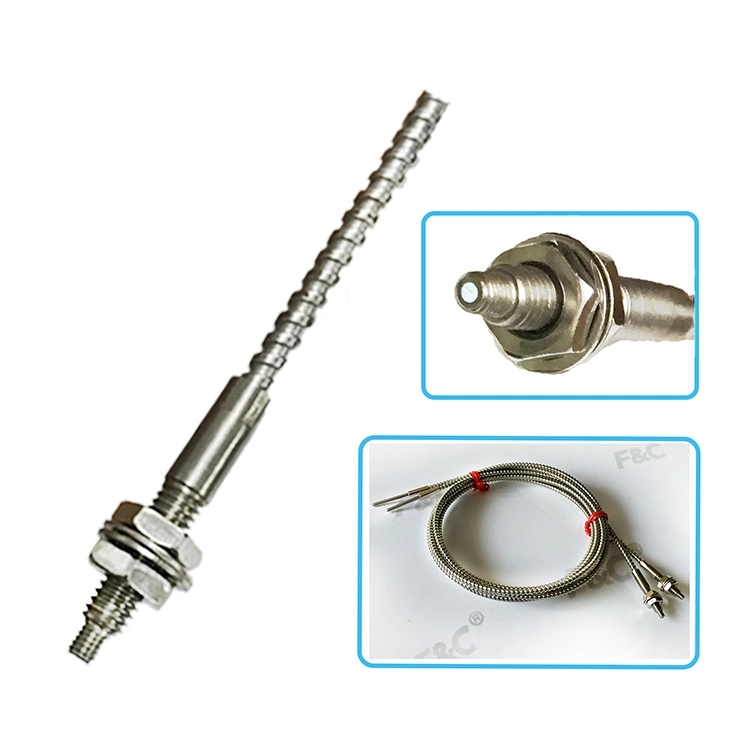 Ffgt-410 Glass Optical Fiber 350 Degree High Temperature M4 Fiber Sensor