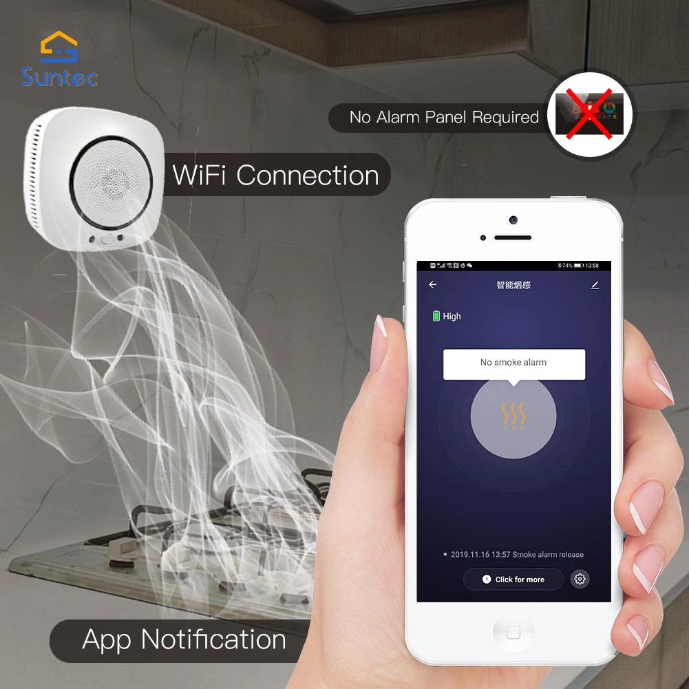 Smoke Detector Gas Co Detector Oxygen Sensor Home Security Systems Alarm Sensor