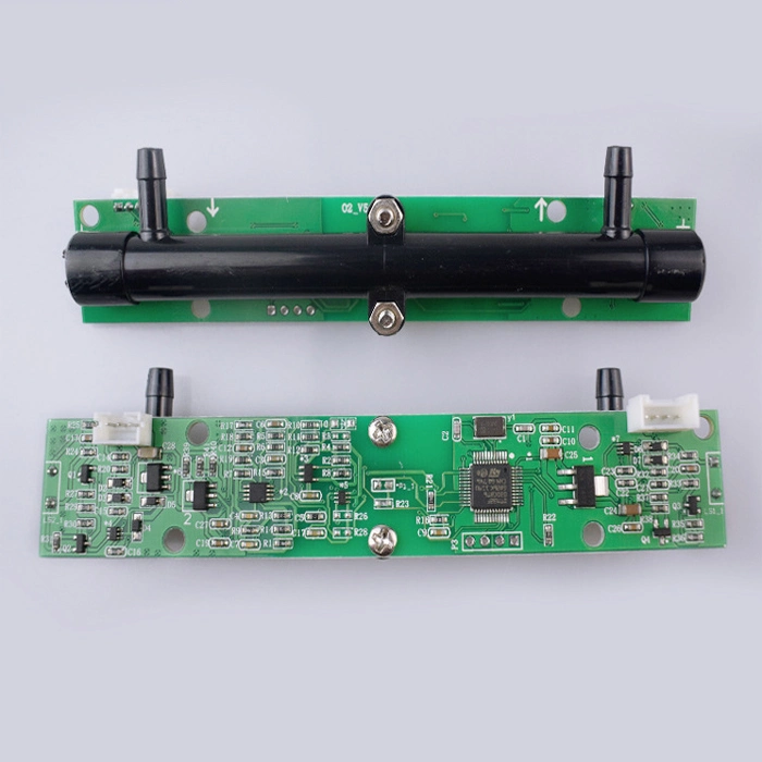 Digital Oxygen Purity and Oxygen Flow Sensor with PCB and Display