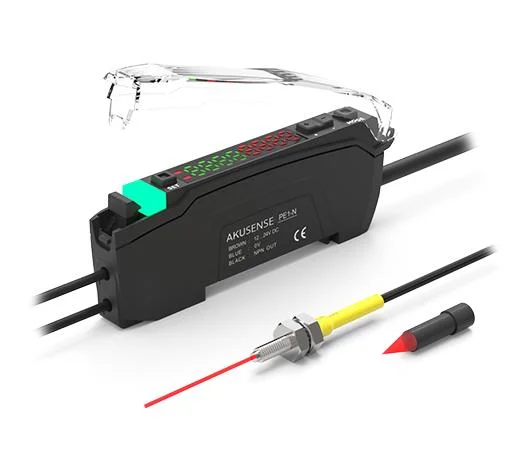 Popular Diffuse Reflection Fiber Optic Component Sensor Checking The Pitch Hole