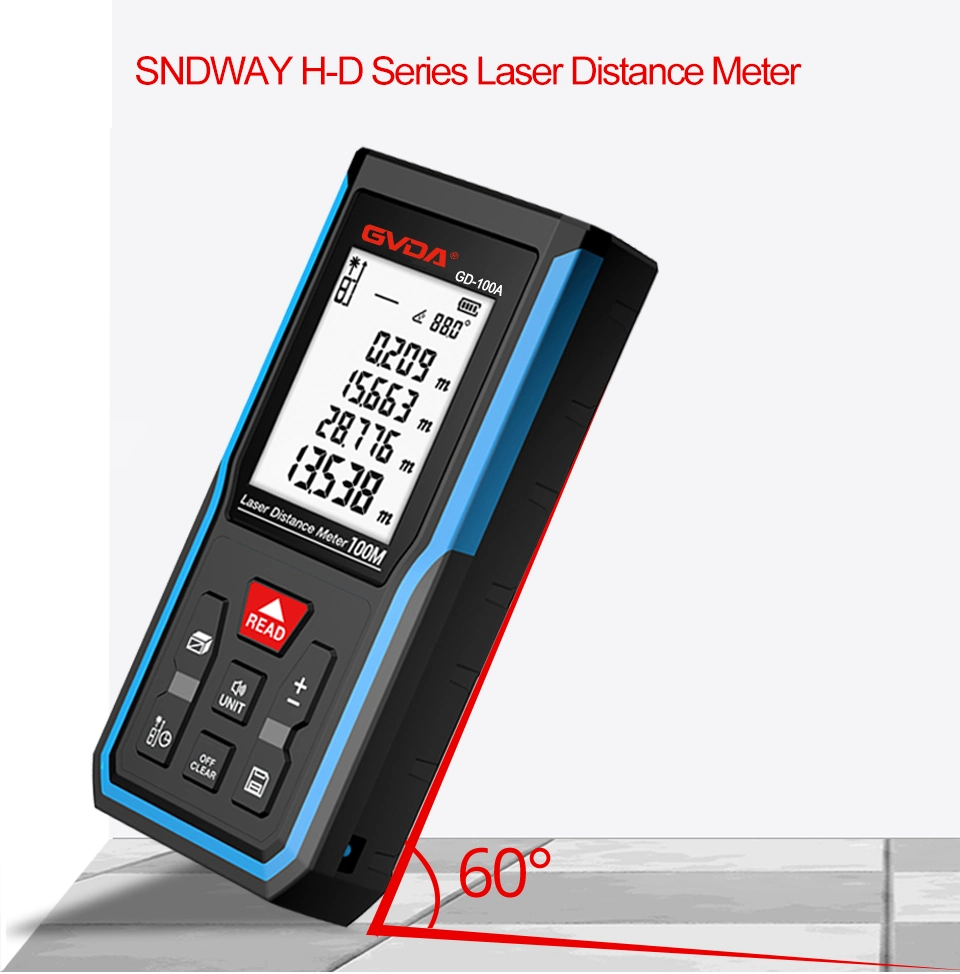 Laser Range Finder 50m Portable USB Charger High Precision Measurement Laser Rangefinder