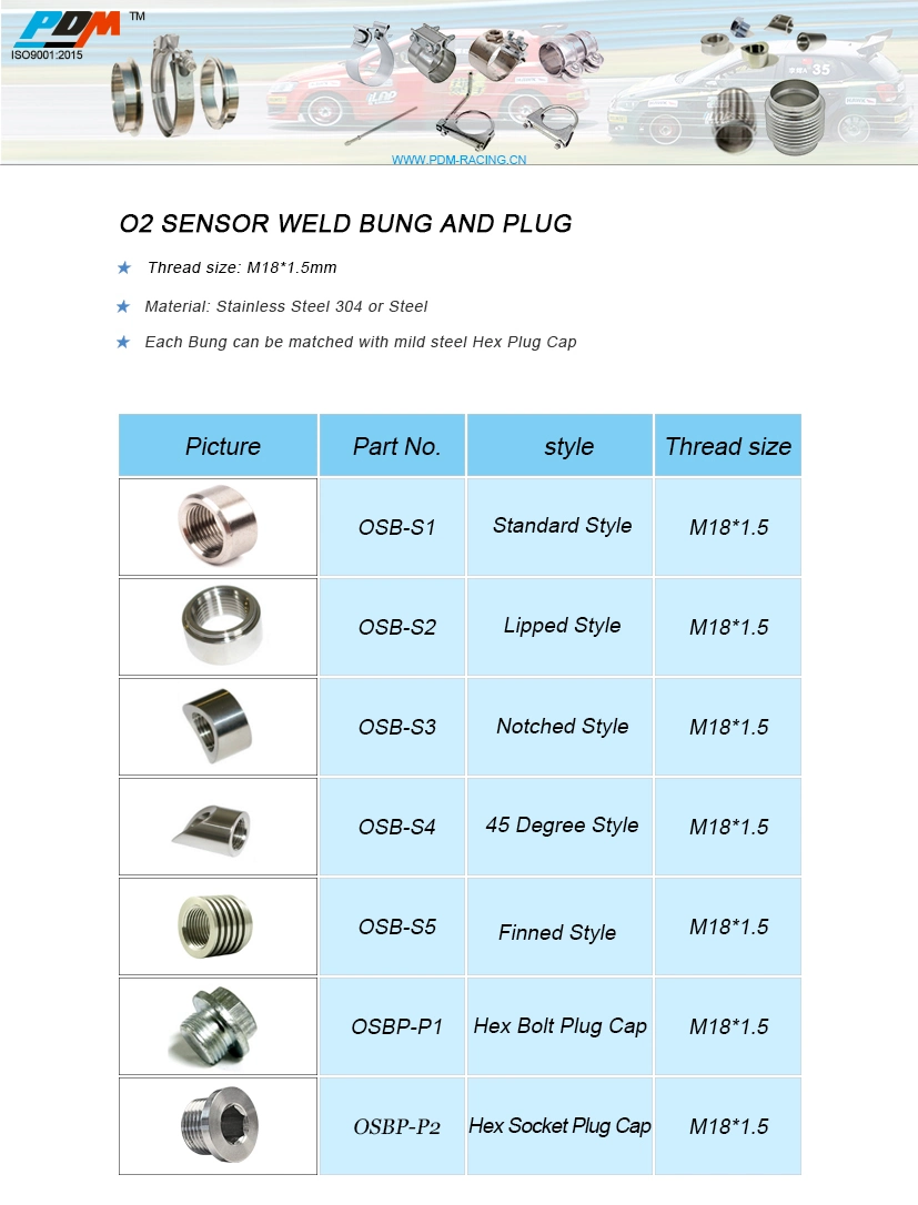 O2 Oxygen Sensor Adapter Mini Extender Spacer Bung Catalytic Converter M18X1.5 Universal Cel Fix Check Engine Light Eliminator