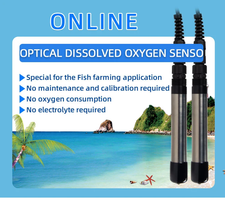 High Working Pressure Seawater Corrosion Resistance Do Dissolved Oxygen Sensor Probe 20mg/L