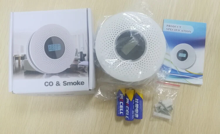 Home Security Smoke Detector Fire Alarm/Co Carbon Monoxide Gas Sensors with Ce, En Approval