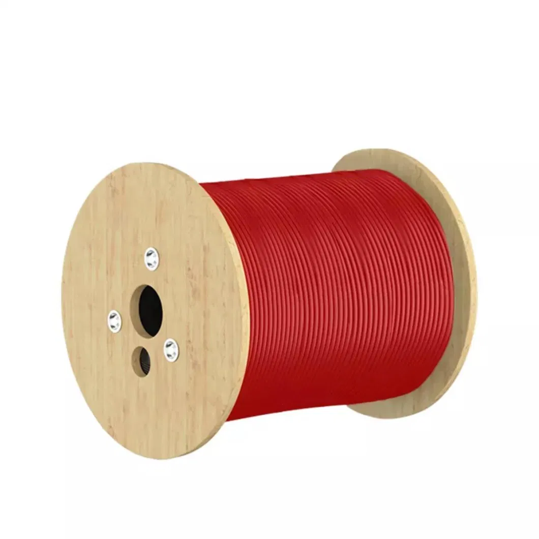 3.0mm LSZH Red Jacket Multimode Om1 62.5/125 1 Core Dst Armored Temperature Distributed Sensing Fiber Optic Cable