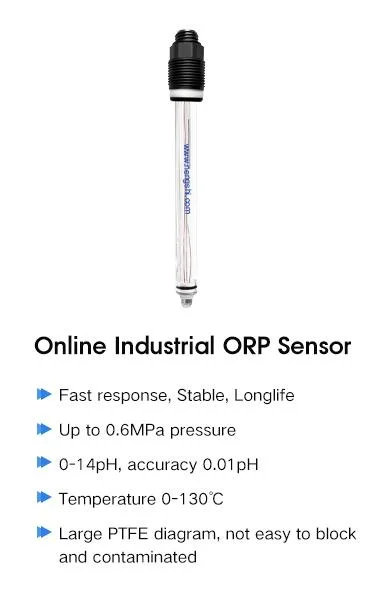 Online ORP Sensor Electrode Probe for Redox Measurement Redox Analyzer 2000mv