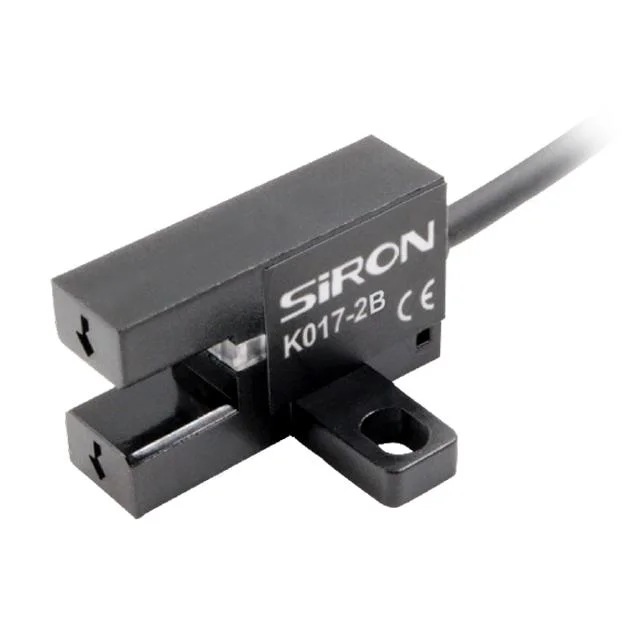Siron Y Shape 4 Wire Red LED PC Material Slot Type Photoelectric Sensor for Packaging Machinery Position Detection, Outlet Type