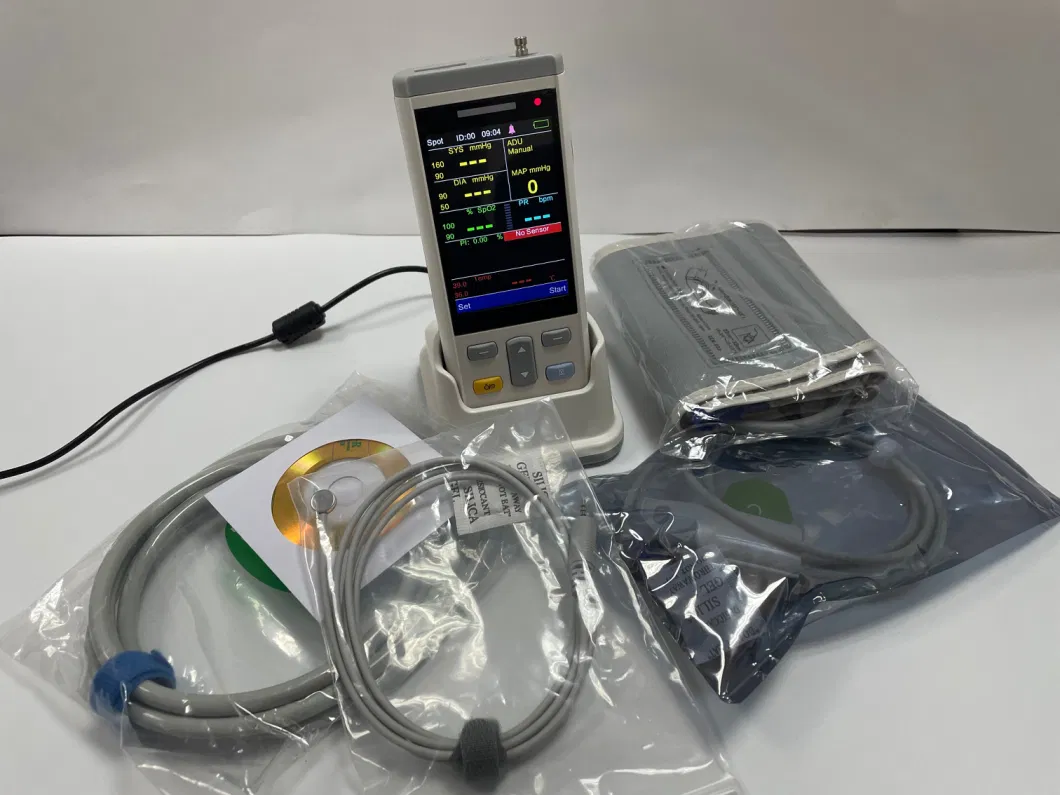 PC100 Portable Veterinary Handheld Pulse Oximeter Handheld Vital Signs Patient Monitor