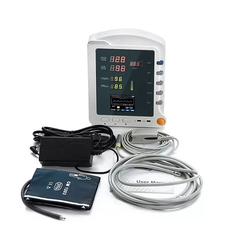 Medical Equipment SpO2 NIBP Handheld Vital Signs Patient Monitor Multipara Monitor