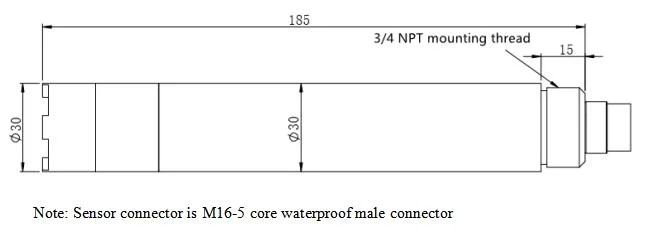 Veinasa-Rjy06 Digital Aquarium Fluorescence 24V Analog Probe Optical Arduino Dissolved Oxygen Sensor