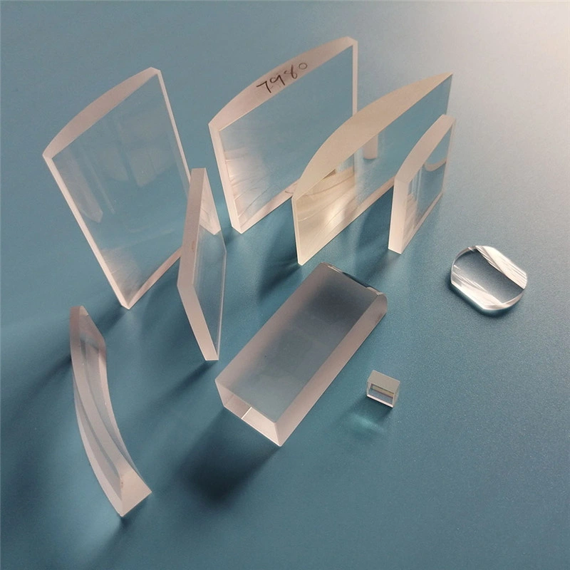 Cylindrical Optical Lens Plane Convex Rectangular or Round Lenticular Optical Glass Components for Spectrometer/Sensor
