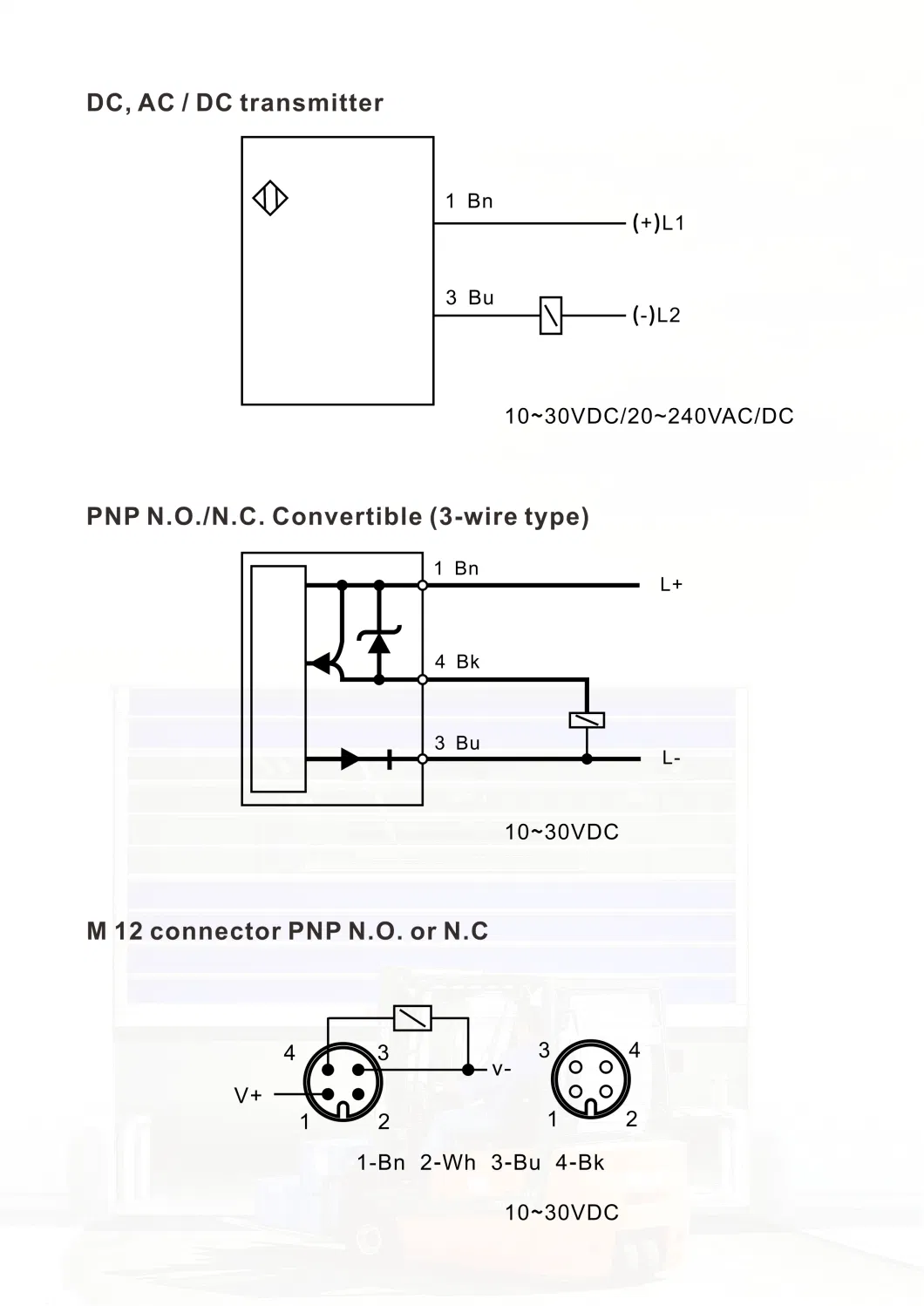 Retro-Reflective Optical Sensor for High Speed Doors with NPN No Nc Output